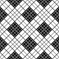 Monochrome plaid fabric background Abstract seamless vector pattern