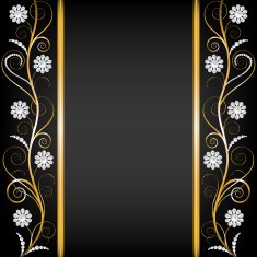border with pearls N4