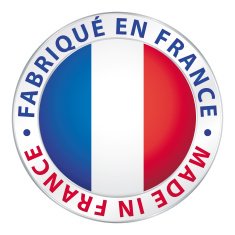 Made in France Guaranteed flag vector label