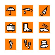 Clothing and Accessories Icons Series N6