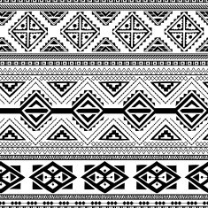 Ethnic ornamental textile seamless pattern N44
