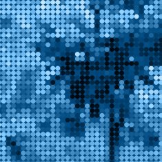 abstract blue polka dots pattern background N4