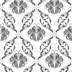 Damask seamless wallpaper N16