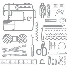 Sewing equipment outline