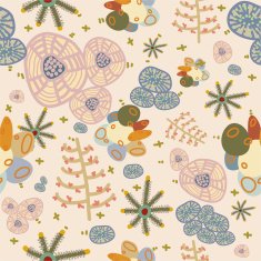 Coral seamless pattern