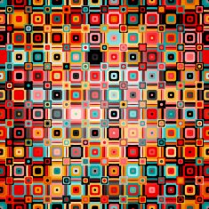 Geometric pattern in disco style N3