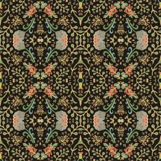 Seamless floral vector pattern N16