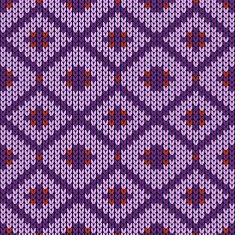 Seamless knitted background Geometrical ornament N2