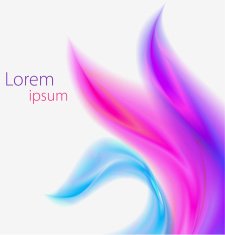 vector abstract colorful background with delicate watercolor wav N15