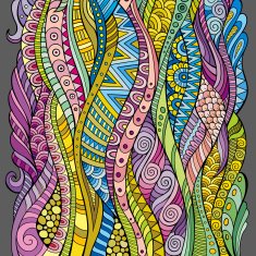 Abstract decorative waves N2