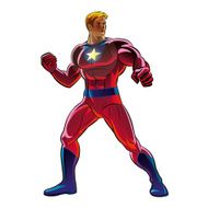 Superhero Vector illustration on a background N4