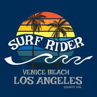 Surf rider California typography t-shirt graphics vector format eps10
