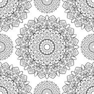 Folk ornament for wallpaper