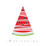 Vector of fruit watermelon icon N5