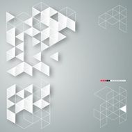 Vector abstract geometric background with triangle N35