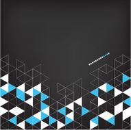 Abstract technology background with color triangle N13