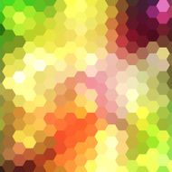 Abstract colorful hexagons background N17