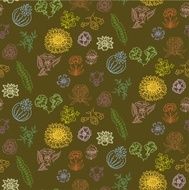 floral seamless pattern N346