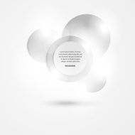 Vector abstract circles template Object web N28