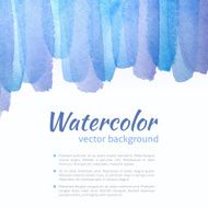 Watercolor Vector Blue and Purple Background
