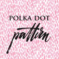 Polka dot color pencil pattern N3