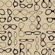 Seamless pattern with glasses N10