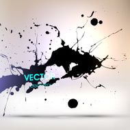 Abstract Ink Blot for Grunge Backgound N267