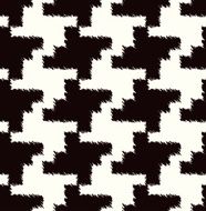 seamless black and white checkered pattern