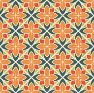 Seamless flower pattern Vector illustration N4