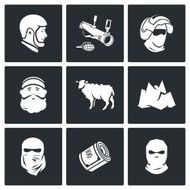 Caucasus icons Vector Illustration N2