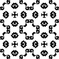 Abstract seamless floral pattern N61