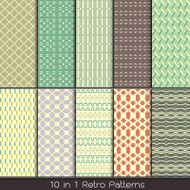 retro fashion patterns collection set for making seamless wallpa