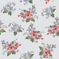 Seamless Vintage Flower Pattern N41