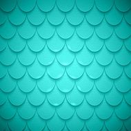 Pattern of semicircles in squama style N3