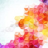 Geometric background triangle N7