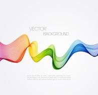 Abstract curved lines background Template brochure design N110