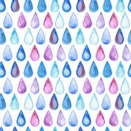Vector Seamless Pattern with Drops N2