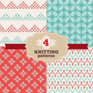 Set of knitting patterns N4