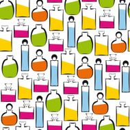 Seamless perfumery pattern
