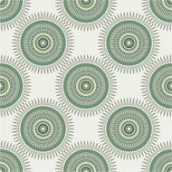 Seamless background with aztec style circles