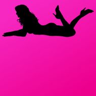 Silhouette of Woman N16