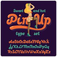 Pin-up font