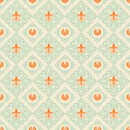 Seamless pattern Vector Retro N22