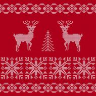 Christmas ornament Sweater with deers