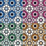 seamless islamic geometric pattern N4