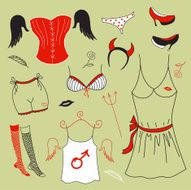 Woman Clothes Set N2