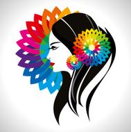 beautiful fashion lady