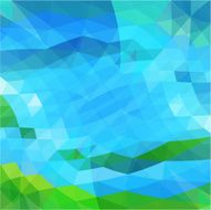 Abstract Blue Triangle Geometrical Background N2