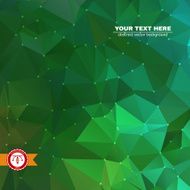 Abstract Colorful Triangles Background Vector N244