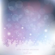 vector christmas background with snowflakes